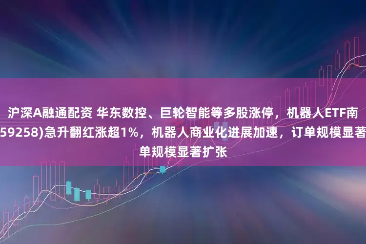 沪深A融通配资 华东数控、巨轮智能等多股涨停，机器人ETF南方(159258)急升翻红涨超1%，机器人商业化进展加速，订单规模显著扩张
